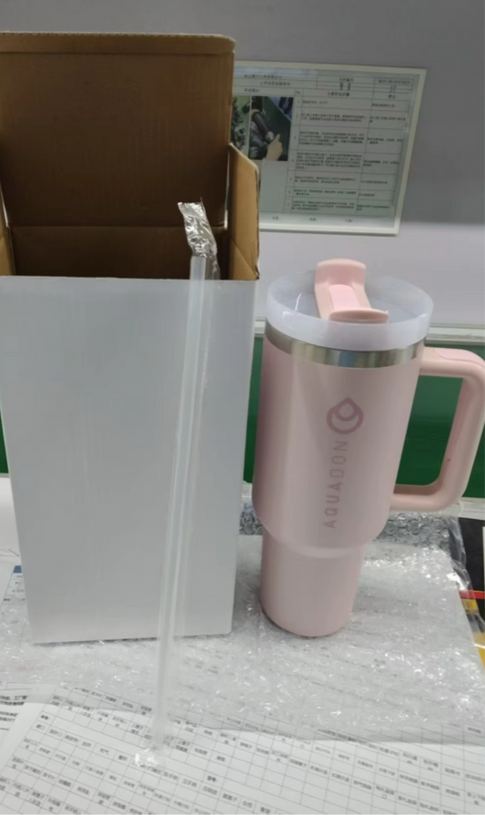 Pink Cotton Candy 40oz Tumbler