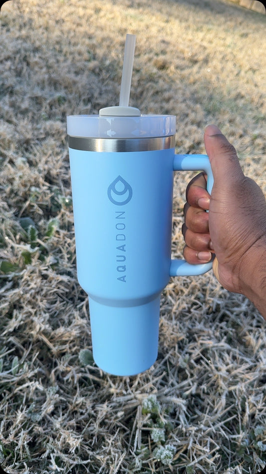 AquaDon Glacier Blue 40oz Tumbler